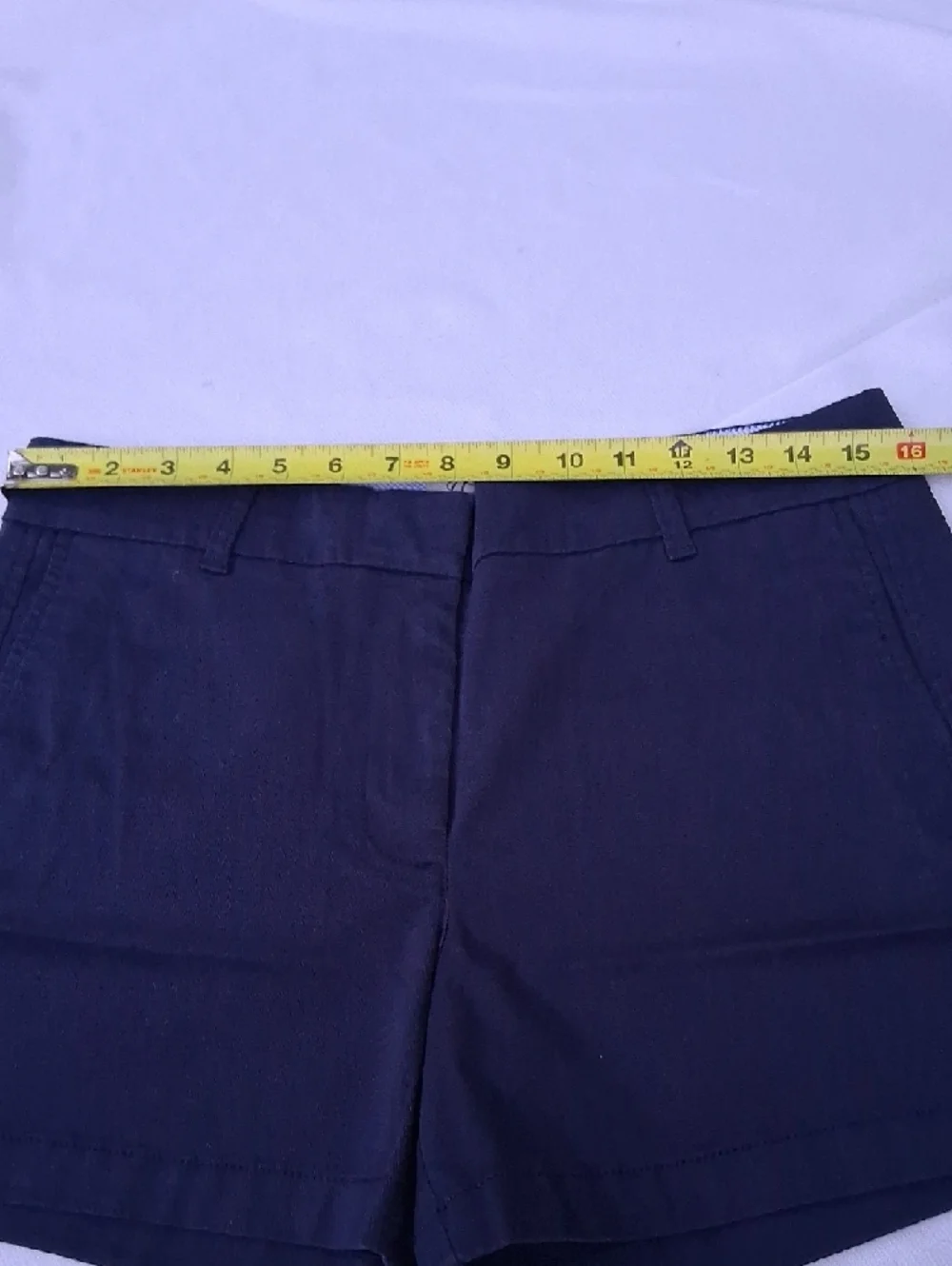 J. Crew Factory Dark Navy Women's Chino‎ Bermuda Shorts